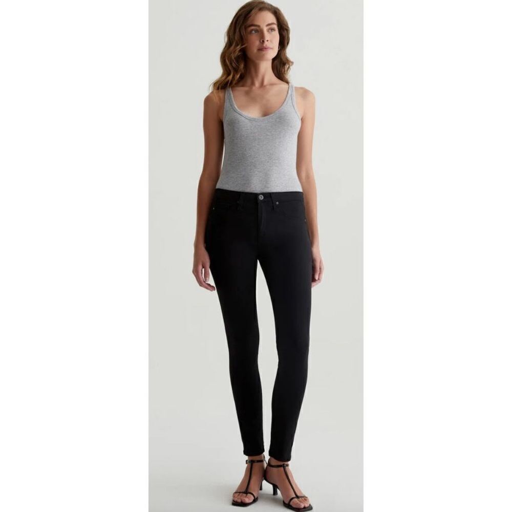AG Adriano Goldschmied The Jegging Super Skinny Fit Black Jeans Woman's size 31R